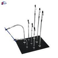 HZY Magnetic Helping Hands Soldering Tool Flexible Metal Arms PCB Circuit Board Holder Third Hand Electronics Repair Station
