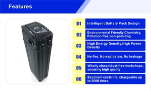 リチウムイオン電池13s4p 48V 10Ah18650オリジナル工場カスタム自転車用パック - Product Image 6