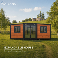 Maison conteneur modulaire extensible moderne de 20 pieds, avec salle de bain et cuisine, préfabriquée, pour la vente en Australie