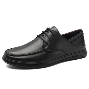 Chaussures de luxe pour hommes, chaussures de bureau, chaussures de loisirs en plein air, chaussures à lacets, chaussures de conduite, respirantes, légères, antidérapantes, en caoutchouc - Product Image 1