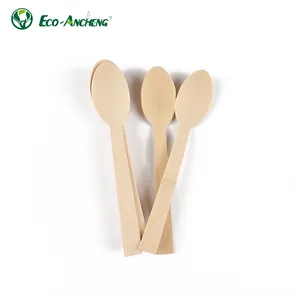 Offre Spéciale de couverts en bambou de voyage écologiques ensembles de vaisselle jetables cuillères en bambou fourchettes et couteaux