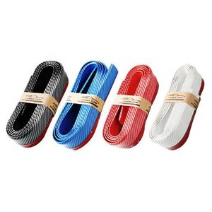 Tira protectora de goma antiarañazos antidaños de fibra de carbono, alerón difusor de parachoques delantero trasero fuerte para coches BMW <span class=keywords><strong>Toyota</strong></span> - Product Image 1