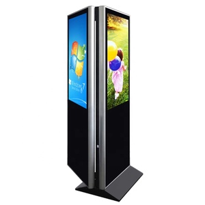 ตู้โฆษณาแบบตั้งพื้นหน้าจอสัมผัสคู่ขนาด 65 นิ้ว - Product Image 1