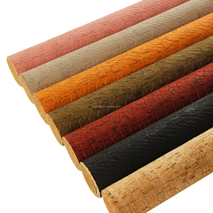 Cuir de <span class=keywords><strong>liège</strong></span> végétalien directement de l'usine - Tissu synthétique en PU de <span class=keywords><strong>liège</strong></span> naturel gaufré concave-convexe pour la fabrication de sacs en <span class=keywords><strong>liège</strong></span> - Product Image 2