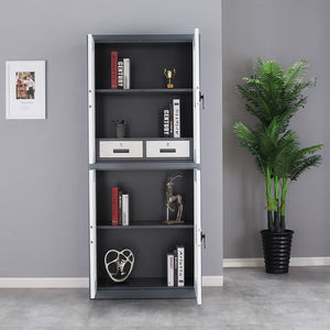 Archivadores seguros altos de Metal de Marco delgado con bloqueo de número, archivador de acero <span class=keywords><strong>Vertical</strong></span> usado en laboratorio de borde estrecho - Product Image 6