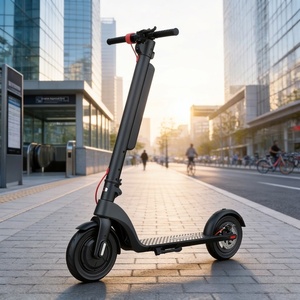 Trottinette électrique pliable pour adultes, <span class=keywords><strong>2</strong></span> roues, moteur 250W, pneus 10 pouces, vitesse 25 km/h, en aluminium, entrepôt Allemagne, UE Europe - Product Image 1