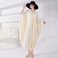 Nouvelles Robes Lily Brillance Plis Irréguliers Style Musulman D'Été Femmes Amples Grande Taille Robes Décontractées
