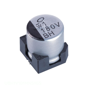 ตัวเก็บประจุขั้ว100 uF 35V ฝาครอบ UBH1V101MNS1GS พื้นผิวช่องผู้ผลิต - Product Image 1