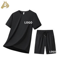 Ensemble T-shirt et short vintage à manches courtes pour homme, sublimation, 2 pièces, idéal pour l'extérieur – Meilleures ventes