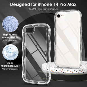 2024 Candy Color Wave Frame a prueba de golpes TPU funda protectora transparente para teléfono para <span class=keywords><strong>iPhone</strong></span> 7G/8G/<span class=keywords><strong>SE</strong></span> <span class=keywords><strong>2020</strong></span>/<span class=keywords><strong>SE</strong></span> <span class=keywords><strong>2022</strong></span> - Product Image 4