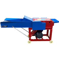 Broyeur de paille 0,6-6 T/h pour la fabrication d'aliments pour volailles et animaux, déchiqueteur d'herbe, hacheuse d'ensilage, machine à couper le fourrage et la paille