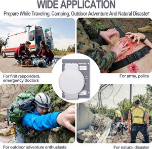 Perban Darurat Tahan Air untuk Trauma dengan 3 Saluran Penutup Dada Berventilasi Medis - Product Image 6