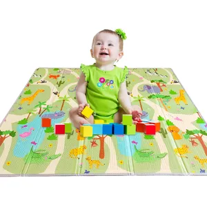 Linyiqueen không thấm nước XPE gấp bé playment vật liệu bảo vệ môi trường nonn-độc hại và vô hại cho bé để chơi