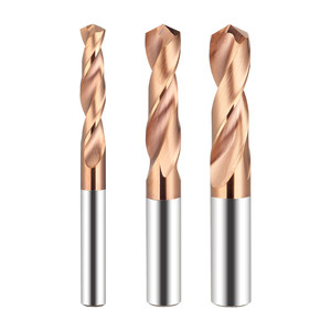 HRC 55 TiAlN Coated Solid Carbide Twist <strong>Drill</strong> <strong>Bit</strong> For CNC Machining Stainless Steel