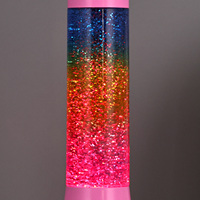 Nouvelle conception, parfait pour les chambres à coucher, lumières de nuit pour enfants avec abat-jour rose, changement de couleur liquide RVB, décoration de fête à domicile