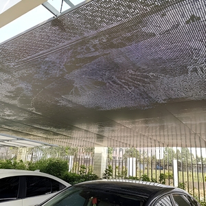 Panneau mural pare-soleil en métal perforé pour façade extérieure, écran de protection pour abri de voiture, balcon - Product Image 1