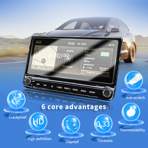 Autocollants pour voiture Carplay Protecteur d'écran numérique en verre trempé Film de protection Accessoires de véhicule pour <span class=keywords><strong>KIA</strong></span> PROCEED <span class=keywords><strong>XCEED</strong></span> EV <span class=keywords><strong>2022</strong></span> - Product Image 3
