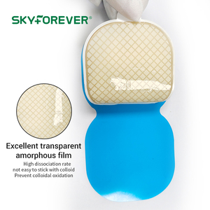 SKYFOREVER再利用可能スナッグフィット70 * 170mmダブル3.5mmボタンスナップ療法電極パッチTENSマッサージ低周波デバイス用 - Product Image 4