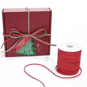 JAYWOOD emballage cadeau en cuir velours <span class=keywords><strong>ruban</strong></span> <span class=keywords><strong>de</strong></span> qualité en gros Noël anniversaire bricolage - Product Image 6