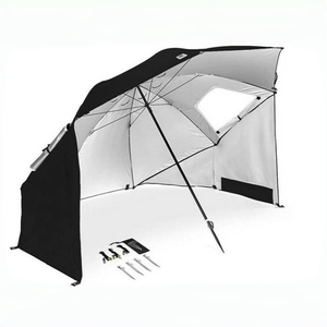 Ombrellone Moderno in Ferro Impermeabile per <span class=keywords><strong>Sport</strong></span> all'Aperto con Finestra, Tenda Parasole Portatile Multifunzionale per Spiaggia, Pesca, Hotel, Esterni - Product Image 5