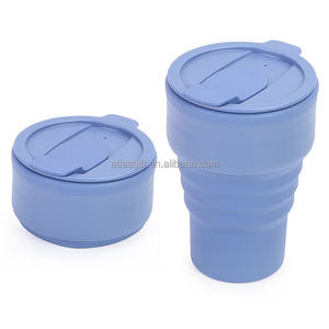 Mug à café en silicone pour bébé, personnalisable, mignon, kawaii, souple, pliable, bouteille d'eau de sport, grande capacité, isotherme chaud/froid, étoile rouge - Product Image 1