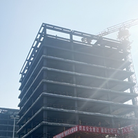 Edificio de Uso Mixto de Acero Ligero para Grandes Edificios, Estructura Anticorrosiva para Centros Comerciales y Cadenas de Hoteles