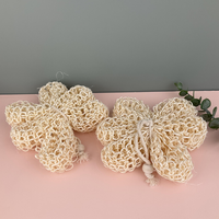 Balle de bain en sisal naturel, éponge de douche en chanvre, loofahs, pouf en maille, brosse douce pour le corps, balle exfoliante en sisal et en fibre de ramie, kits de bain