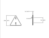Voiture D'urgence triangle LED Clignotant de Sécurité Lumière de pliage Réflecteur Avertissement triangle