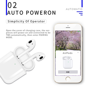 Source Usine Gen 2 TWS Appling Cosses D'air 2 I500 I800 I200 I9000 Écouteurs Bluetooth Écouteurs Sans Fil Pour airpods 2 - Product Image 4