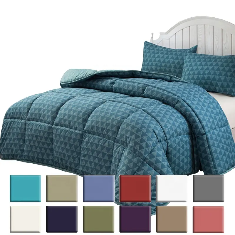 Satin Duvet Bed Cover Set King Size Comforter Cotton Quilt Sleep Comforter Sets Conjunto de cama Queen Size para casamento