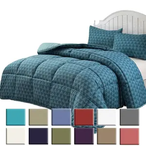 Wholesale Cheap Custom Comforter Reversible Printed 7 Piece Luxury Bedding King Size bedding comforter sets