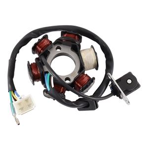 GOOFIT 6 Poles 5 Wires Half-Wave Ignition Magneto Stator Replacement for <strong>50cc</strong> 70cc 90cc 110cc 125cc ATV <strong>Quad</strong> Pocket <strong>Bike</strong> - Product Image 1