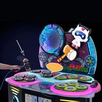 Console de jeu d'arcade de luxe commerciale à double monnayeur Smash Mole divertissement