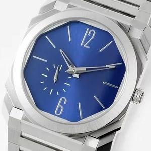 Reloj de buceo de lujo hecho a medida de alta calidad, de 40 milímetros, en acero inoxidable 904L, con reserva de marcha y esfera con indicadores manuales. - Product Image 1