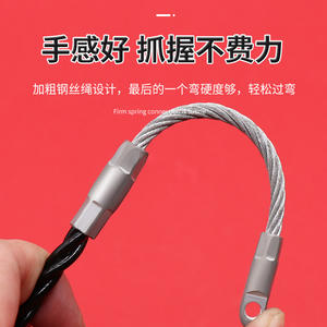 เครื่องมือร้อยสายไฟฟ้าจากโรงงานโดยตรง ขนาด 6 มม. ลวดเหล็กนำสายแบบยืดหยุ่น 3 เส้น สำหรับงานเดินสายไฟ - Product Image 3