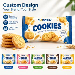 Custom Printed Back - sealed Food <b>Packaging</b> <b>Bags</b> Heat - sealed Snack and Biscuit <b>Packaging</b> <b>Bags</b> With UV Printing - Product Image 1
