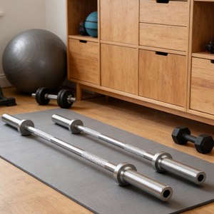 <span class=keywords><strong>Bilanciere</strong></span> in Acciaio da 2,2m per Allenamento Fitness in Palestra e a Casa, Barra Dritta per Squat e Snatch <span class=keywords><strong>con</strong></span> Foro Extra Large da 30mm - Product Image 4