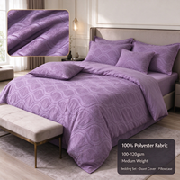 Tissu de linge de lit en polyester jacquard 100 % teint, anti-boulochage, toucher doux, 120 g/m², écologique, respirant, fourcheux, fourni directement par l'usine