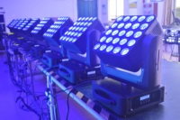 Vente en gros de nouveaux projecteurs à tête mobile LED à matrice de points RGBW 4 en 1 25x12w