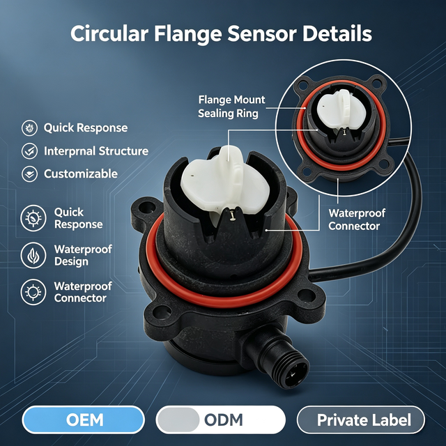 Smart Agriculture Sensor 5V Hall Effect Water Flow Sensor 2-120L/min Pulse Output Flow Meter for Agricultural