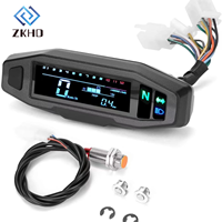 Harga Pabrik Terlaris Universal 12V Speedometer Odometer Voltmeter dan Pengukur Level Oli Motor