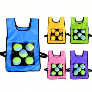 Kids Jersey Sensory Training Throwing Cake Outdoor Dodge Toy Sticky <b>Ball</b> Vest for Children - Product Image 1