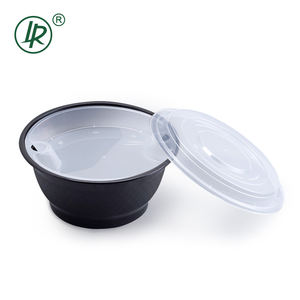 Contenitori per Alimenti in Plastica Senza BPA da 48oz 42oz 38oz 50oz, Adatti al Microonde, Ciotole Rotonde Monouso in PP con Coperchi Trasparenti - Product Image 5