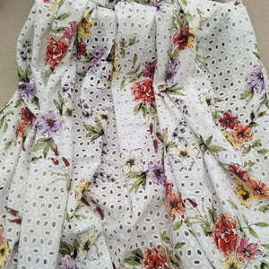 Chất Lượng Cao Voile Hoa Dây Quần Vải In Kỹ Thuật Số Thêu 100% Cotton Cho Dresses Cho Cô Gái Giá Tốt - Product Image 5