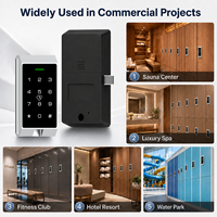 Cerradura Inteligente A830 para Casilleros de Golf, Gimnasios, Spas, Parques Acuáticos y Resorts, con Acceso por RFID, PIN y Pulsera, App ttlock
