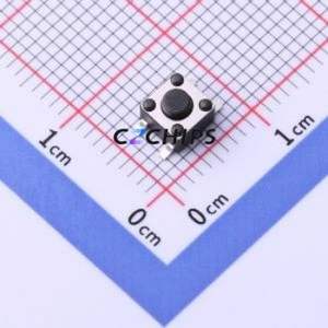 YTS1H0152ABG00 Tactile Switch SMD Switch Single Pole Single Throw Round Button 2.5N Vertical Mount - Product Image 1