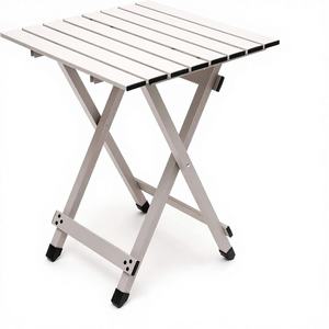 Mesa Plegable Moderna para Camping, Ligera, de Aleación de Aluminio, Portátil, 18.5x18.5x24.5 Pulgadas, para Picnic, Playa, Senderismo - Product Image 1