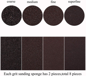 Hỗ trợ OEM ODM công cụ mài mòn chà nhám khối bọt biển để mài bề mặt gỗ ô tô và kim loại - Product Image 2