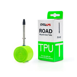 Chambre à air CYCLAMI TPU 38g ultralégère pour vélo, chambre à air de vélo 700C 45mm 60mm 80mm pour vélo de route 700C 18 23 25 28 30 32 pneus de vélo - Product Image 1