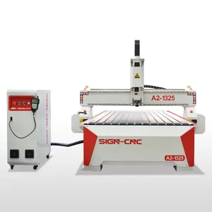 Máquina de roteador CNC para madeira de precisão não metálica e plástica SIGN A2 manual de troca de ferramentas com preço popular